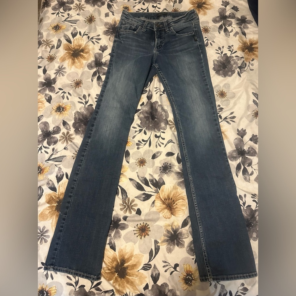Silver Boyfriend Jeans sz27